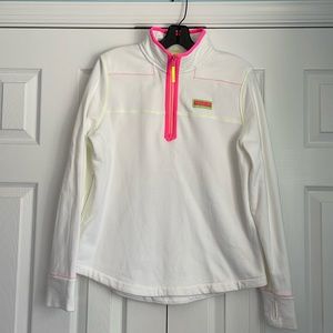 Women’s Vineyard Vines White with Neon Color Accents Shep Shirt